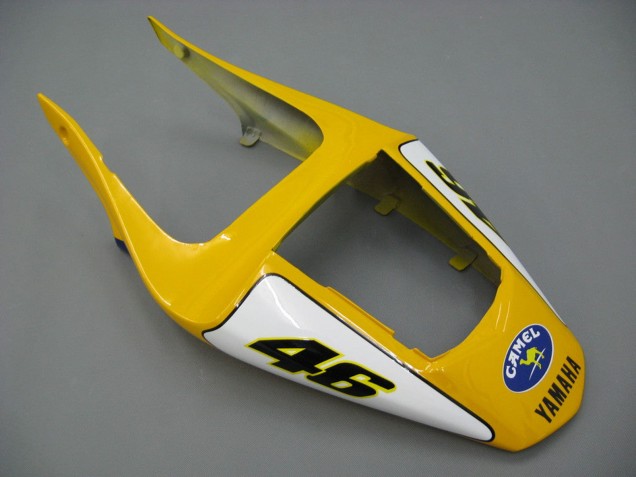 2000-2001 Yamaha YZF 1000 R1 Motorcycle Fairings - White Yellow Blue Motul Camel UK