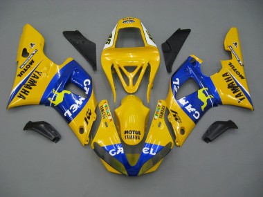 Buy 2000-2001 Yamaha YZF 1000 R1 Motorcycle Fairings - White Yellow Blue Motul Camel UK