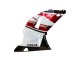 2000-2001 Yamaha YZF 1000 R1 Motorcycle Fairing - Red White Glossy Black UK