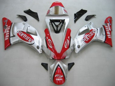 Buy 2000-2001 Yamaha YZF 1000 R1 Motorcycle Fairings - Silver Red Fortuna Motul UK