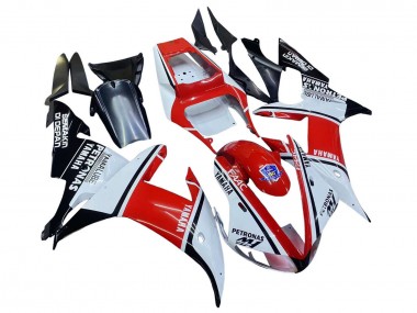 Buy 2002-2003 Yamaha YZF 1000 R1 Motorcycle Fairings - White Red Black Petronas UK