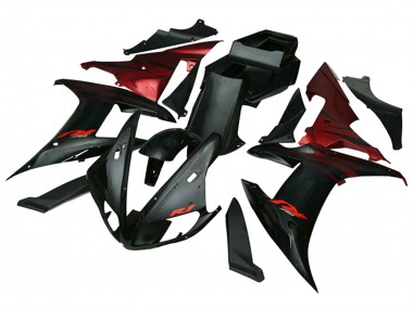Buy 2002-2003 Yamaha YZF 1000 R1 Motorcycle Fairings - Red Black Flame UK