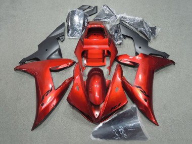 Buy 2002-2003 Yamaha YZF 1000 R1 Motorcycle Fairing - Red Matte Black UK