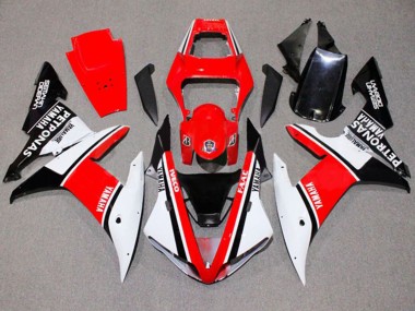 Buy 2002-2003 Yamaha YZF 1000 R1 Motorcycle Fairings - White Red Black Yamalube Petronas UK
