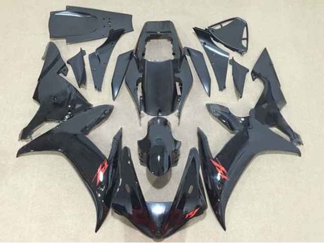 2002-2003 Yamaha YZF 1000 R1 Motorcycle Fairings - Glossy Black Red UK