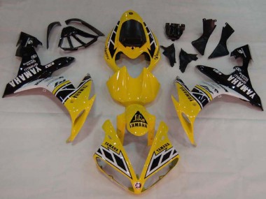 Buy 2004-2006 Yamaha YZF 1000 R1 Motorcycle Fairings - Yellow White Glossy Black UK