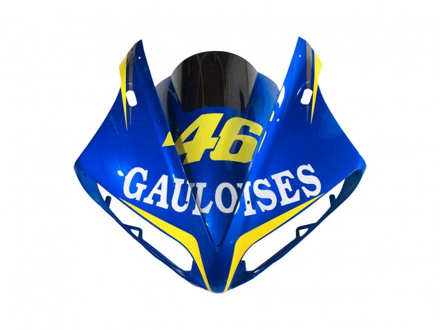 2004-2006 Yamaha YZF 1000 R1 Motorcycle Fairings - Blue White Yellow Motul Gauloises 46 UK