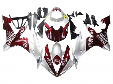 Buy 2004-2006 Yamaha YZF 1000 R1 Motorcycle Fairings - Silver Red Fortuna Motul UK
