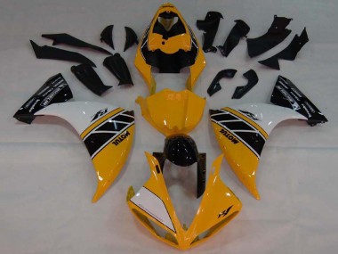 Buy 2007-2008 Yamaha YZF 1000 R1 Motorcycle Fairings - Yellow White Black UK