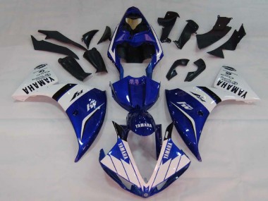 Buy 2009-2011 Yamaha YZF 1000 R1 Motorcycle Fairings - White Blue Black M1 UK