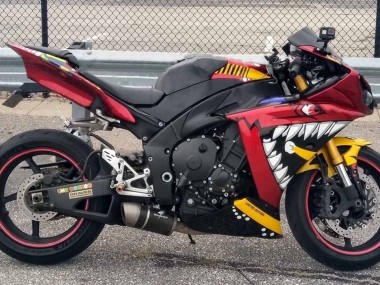 Buy 2009-2011 Yamaha YZF 1000 R1 Motorcycle Fairings - Red Yellow Black Shark 46 UK