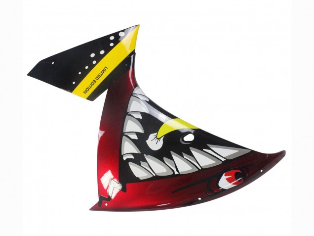 2009-2011 Yamaha YZF 1000 R1 Motorcycle Fairings - Red Yellow Black Shark 46 UK
