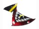 2009-2011 Yamaha YZF 1000 R1 Motorcycle Fairings - Red Yellow Black Shark 46 UK