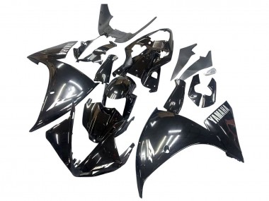 Buy 2009-2011 Yamaha YZF 1000 R1 Motorcycle Fairings - Glossy Black White Decal UK