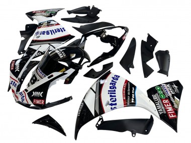 Buy 2009-2011 Yamaha YZF 1000 R1 Motorcycle Fairings - Glossy Black White Red Volvo Fimer Yamalube 87 UK