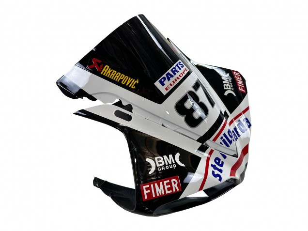 2009-2011 Yamaha YZF 1000 R1 Motorcycle Fairings - Glossy Black White Red Volvo Fimer Yamalube 87 UK