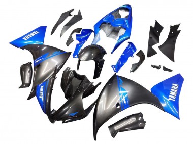 Buy 2012-2014 Yamaha YZF 1000 R1 Motorcycle Fairings - Blue Glossy Black UK