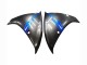 2012-2014 Yamaha YZF 1000 R1 Motorcycle Fairings - Blue Glossy Black UK