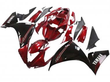 Buy 2012-2014 Yamaha YZF 1000 R1 Motorcycle Fairings - Red Glossy Black UK