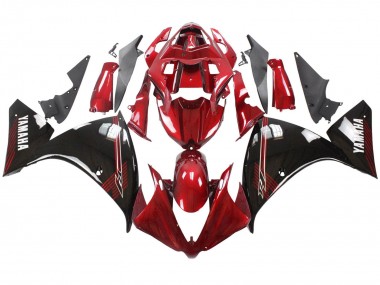 Buy 2012-2014 Yamaha YZF 1000 R1 Motorcycle Fairings - Red Glossy Black UK