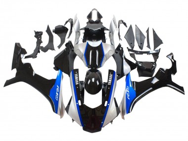 Buy 2015-2019 Yamaha YZF 1000 R1 Motorcycle Fairings - Silver Blue Glossy Black UK