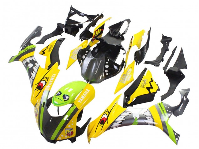 2015-2019 Yamaha YZF 1000 R1 Motorcycle Fairings - Yellow Green Shark UK
