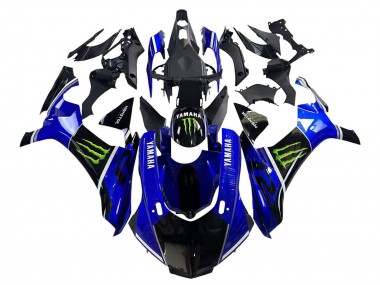 Buy 2015-2019 Yamaha YZF 1000 R1 Motorcycle Fairings - Blue Glossy Black Green Monster UK
