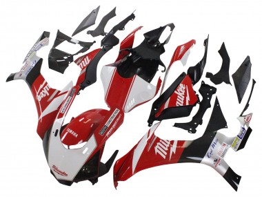 Buy 2015-2019 Yamaha YZF 1000 R1 Motorcycle Fairing - White Red Black Milwaukee UK