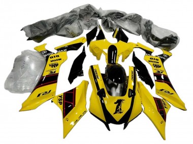 Buy 2020-2025 Yamaha YZF 1000 R1 Motorcycle Fairings - Yellow Glossy Black YSP Motul UK