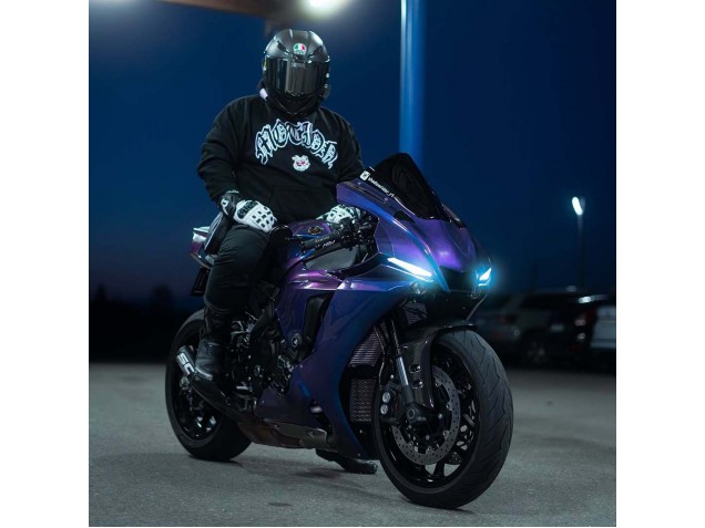 2020-2025 Yamaha YZF 1000 R1 Motorcycle Fairings - Gradient Blue Purple UK