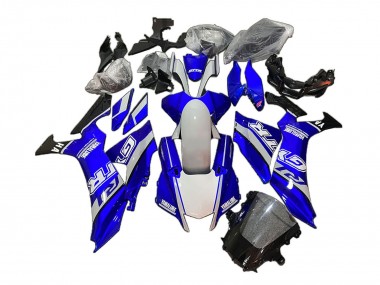 Buy 2020-2025 Yamaha YZF 1000 R1 Motorcycle Fairings - White Blue Glossy Black GYTR Yamalube UK