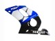 1998-2002 Yamaha YZF 600 R6 Motorcycle Fairings - White Blue Glossy Black UK