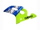 1998-2002 Yamaha YZF 600 R6 Motorcycle Fairings - Neon Green Blue White Champions UK