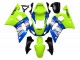 1998-2002 Yamaha YZF 600 R6 Motorcycle Fairings - Neon Green Blue White Champions UK