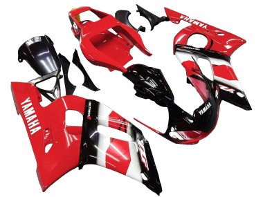 Buy 1998-2002 Yamaha YZF 600 R6 Motorcycle Fairing - Red White Glossy Black UK