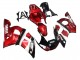 1998-2002 Yamaha YZF 600 R6 Motorcycle Fairings - Red White Glossy Black UK