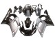 1998-2002 Yamaha YZF 600 R6 Motorcycle Fairings - Silver Glossy Black UK