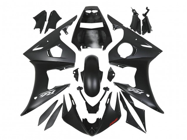 2003-2004 Yamaha YZF R6 Motorcycle Fairings - Matte Black UK