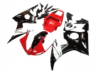 Buy 2006-2009 Yamaha YZF R6S Motorcycle Fairings - Red White Glossy Black UK