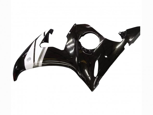 2006-2009 Yamaha YZF R6S Motorcycle Fairings - Red White Glossy Black UK