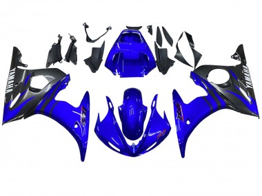 Buy 2006-2009 Yamaha YZF R6S Motorcycle Fairings - Blue Black UK
