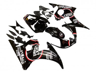 Buy 2006-2009 Yamaha YZF R6S Motorcycle Fairings - Glossy Black Red White Lucky Strike Motul UK
