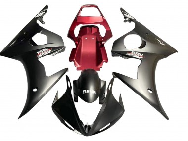 Buy 2006-2009 Yamaha YZF R6S Motorcycle Fairing - Red Matte Black UK