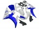 2006-2009 Yamaha YZF R6S Motorcycle Fairings - White Blue GYTR UK
