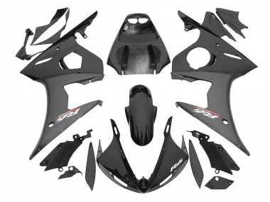 Buy 2006-2009 Yamaha YZF R6S Motorcycle Fairings - Glossy Black Matte Black UK