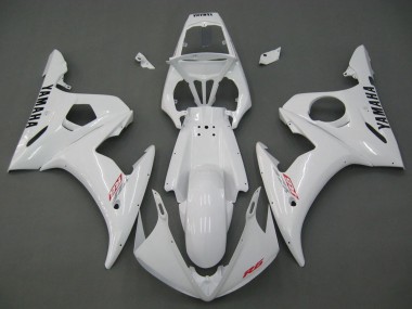 Buy 2006-2009 Yamaha YZF R6S Motorcycle Fairings - White UK