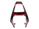 2005 Yamaha YZF 600 R6 Motorcycle Fairings - Matte Black Red Geometric UK