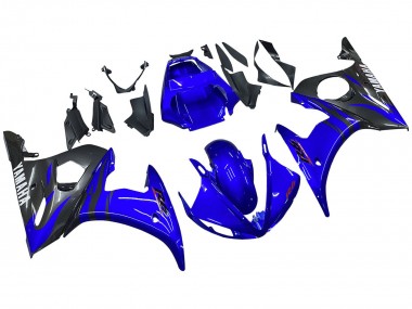 Buy 2005 Yamaha YZF 600 R6 Motorcycle Fairings - Glossy Blue Black UK