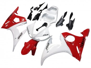 Buy 2005 Yamaha YZF 600 R6 Motorcycle Fairings - White Red UK
