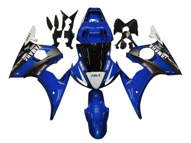 Buy 2005 Yamaha YZF 600 R6 Motorcycle Fairings - Blue White Black Yamalube UK
